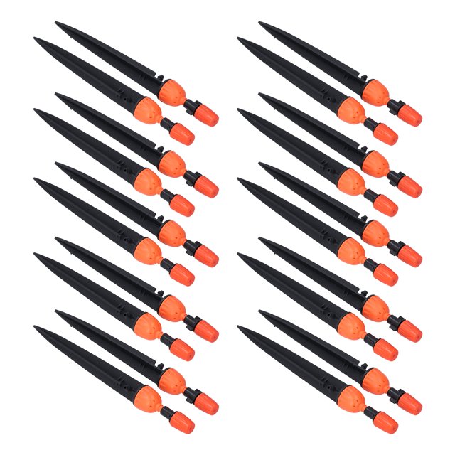 20 Set Irrigation Drippers Adjustable Plastic Irrigation Emitters Drip Emitter For Home Agriculture Garden