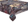 thumbnail image 2 of BSDHOME Flowers Cotton Linen Tablecloth 60x104 inches Tablecover Desk Table Cloth For Dining Room, Tea Table, Picnics, Parties, 2 of 5