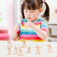 thumbnail image 4 of Bamboohart 100Pcs Soldier Model Army Men Toy Soldiers Playset Imaginative Play Educational Projects Kids, 4 of 8