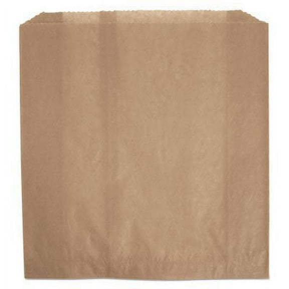 HOSPECO Sanitary Napkin Receptacle Liner: 9 in Wd, 10 in Ht, Brown, Waxed Paper, HS-6141 | 250