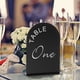 thumbnail image 5 of Uxcell Soporte de Número de Mesa de Arco de Acrílico de 2 cm con Base para Bodas y Cumpleaños 15 Pcs Negro Blanco, 5 of 7