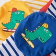 thumbnail image 4 of HAWEE T-Shirt Rayé pour Garçons Lot de 2, T-Shirt à Manches Courtes Col Rond Taille 2-7 Ans T-Shirt en Coton pour Tout-Petits, 4 of 6