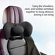 thumbnail image 4 of Almohada de espuma para cuello de coche con soporte lumbar | Cojín ergonómico de espuma viscoelástica para respaldo de asiento de coche, oficina, viaje, avión | Funda de terciopelo transpirable, 4 of 8
