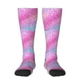thumbnail image 1 of Wukai Fun Rainbow Pink for Contrast Color Stockings, Sports Fitness Adult Long Socks, Unisex, 1 of 6