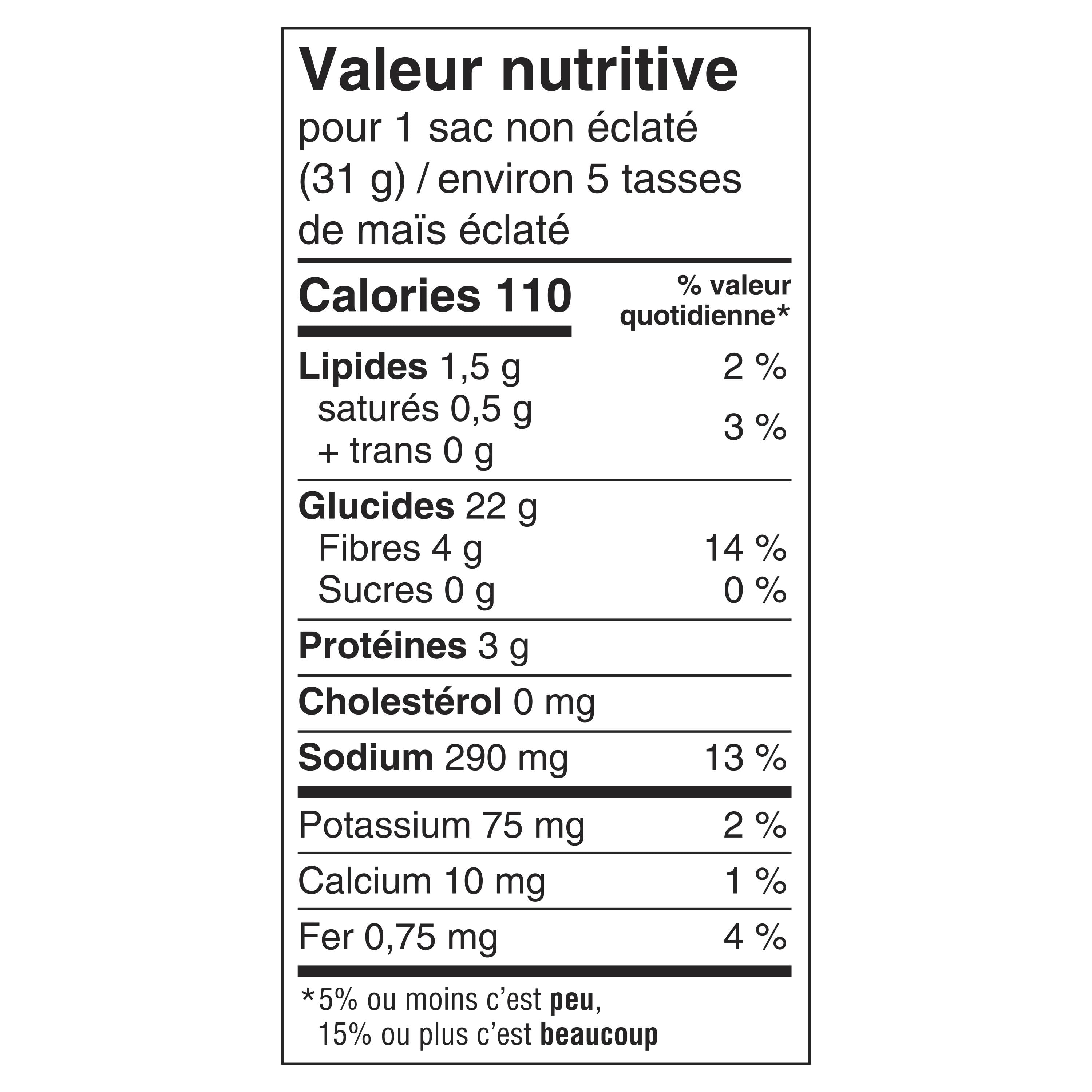 Orville Redenbacher Smart Pop! Micro-ondes maïs soufflé, 8 mini sac (8 x 31 g) 248 g sans OGM, grains entiers micro-ondes  maïs soufflé  avec a source élevée de fibres et 80% moins de gras*