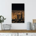 thumbnail image 3 of Wall26 Canvas Print Wall Art Aerial View City Lights Cityscape Skyline Downtown Buildings Photography Realism Decorative Panoramic Multicolor Landscape Scenic Modern Art for Bedroom - 24" x 36", 3 of 5