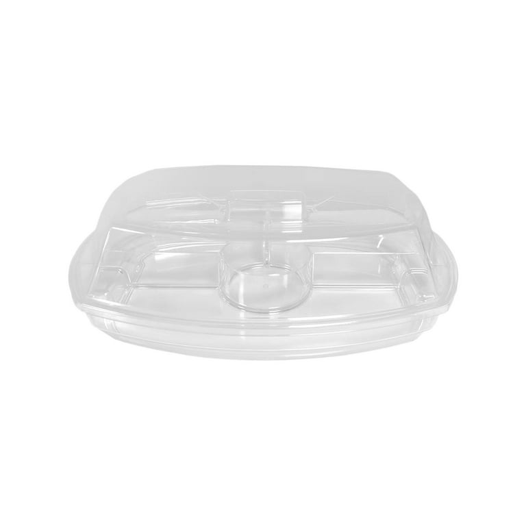 KICHOUSE Acrylic Rectangle Acrylic Trays for Serving Multipurpose Food Tray  Cold Dish Clear Tray Showcase Delicatessen Tray Dish Large Acrylic Tray