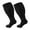 Black, variant on Vorkoi Plus Size Compression Socks Wide Calf for Women & Men 20-30 mmhg-Extra Wide Calf Knee High Support Socks for Nurse