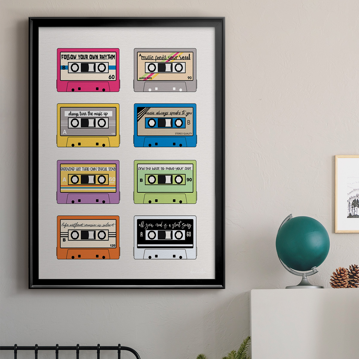 Musical Inspiration Premium Framed Print - Ready to Hang