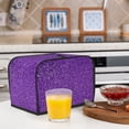 thumbnail image 6 of Fotbe Glitter Purple for Two Slice Toaster Cover, Fingerprint Protector, Super Soft Appliance Cover And Dust Cover,Bread Dust Cover & Fingerprint Protection, 6 of 7