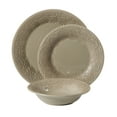 thumbnail image 4 of The Pioneer Woman Vintage Lace 12-Piece Ceramic Dinnerware Set, Taupe, 4 of 11
