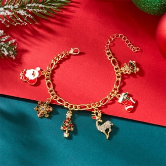 Augshy 6 Bracciali Jingle Bells Oro – Con Campanelle Per Natale | Regali Festa E Giocattoli Musicali Per Bambini - 2