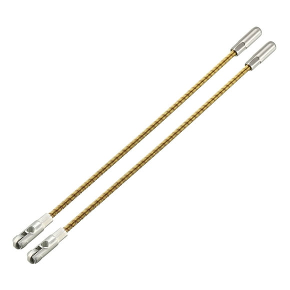 Unique Bargains 2PCS 170mm/ 6.69inch Flexible Fish Tape Replacement Leader Wire Cable Puller with Roller for 3mm Fish Tape Wire Threader