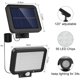 thumbnail image 2 of Luz solar para exteriores de 56 LED con sensor de movimiento, reflector LED impermeable IP65, luz de pared de seguridad solar con cable de 16.5 pies Luz de inundación LED solar JAMW Sencillez, 2 of 5