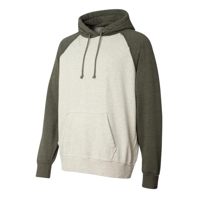 Sudadera con capucha de Heather Vintage - Avena Heather / Heather Army - Pequeño J. America Sudadera