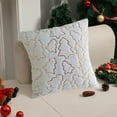 thumbnail image 5 of Lilixerw 17.7 x 17.7 inch Merry Christmas Short Plush Pillow Cover,Christmas Pillow Cover Country Sofa Throw Pillow Cover for Party Sofa Decorations Christmas Decor, 5 of 6
