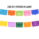 thumbnail image 2 of Adorno de PAPEL PICADO ARTEMEX Boda Multicolor para fiesta 10 Pzas, 2 of 4