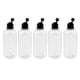 thumbnail image 4 of 5x Contenedor de corporal recargable Vacío 100/200 / 300mL Botellas de almacenamiento de champú y acondicionador de plástico duradero ml Salvador botellas de loción vacías exprimir, 4 of 10