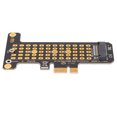 thumbnail image 3 of PH41-X1-B Half-Height Bezel M.2 NVME To PCIe 3.0 X1 X4 X8 X16 Adapter Card With Aluminum Heatsink Solution NVME M.2 To PCI-E 3.0 Riser Card For  Computer PC, 3 of 8