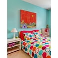 thumbnail image 6 of Marmont Hill Feathers, Dots & Stripes X Canvas Wall Art, 6 of 7