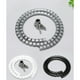 thumbnail image 5 of Matsuzay Organizador de cables eléctricos, protección Flexible, 2M, recortable, para cocina, dormitorio, sala de estar, funda de gestión de cables Carpetas de archivos Gris, 5 of 6