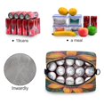 thumbnail image 4 of Lunch Bag Portable Crossbody Meal Bag Cooler Bag Insulated Lunch Bag Food Bag Handheld & Crossbody Design Picturesque Flower, 4 of 6