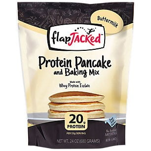 FlapJacked Buttermilk Protein Pancake & Baking Mix, 24 (Best Oatmeal Protein Pancakes)
