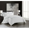 thumbnail image 2 of Chic Home Shella 3-Piece Navy Duvet Set, King, 2 of 10