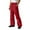 Red#9527, variant on BOOMNY Mens Baggy Pants Solid Color Cargo Pants for Men Wide Leg Plus Size Loose Fall Winter Trousers With Pocket