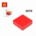 thumbnail image 3 of 3070 50g/333PCS Smooth Tile 1X1 Building Blocks Loose Parts Compatible with Bricks DIY Children's Toy Assembly Storage 60.Bright Light Oran about 333 PCS, 3 of 6