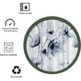 thumbnail image 6 of Small Stall 36"x72" Navy Blue Floral Shower Curtain Set with Hooks,Watercolor Botanical Bathroom Curtain, Modern Minimalist Waterproof Bath Curtain Machine Washable for Bathroom Decor, 6 of 6