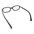 thumbnail image 6 of Narrow Oval Thin Plastic Urban Chic Blue Light Filter Computer Glasses [Black], 6 of 7