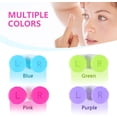 thumbnail image 3 of KISEER 24 Pack Colorful Cute Contact Lens Case Bulk Box Holder Container Soak Storage Kit (4 Color), 3 of 7