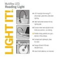 thumbnail image 2 of MultiFlex Reading Light-Silver, 2 of 6
