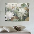 thumbnail image 4 of COMIO Lotus Flower Tapestry, Abstract Watercolor Floral Tapestry, Living Room Bedroom Wall Hanging for Home Decoration, 4 of 7