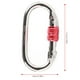 thumbnail image 3 of Cuarabinador en forma de O, Carabinador de Bloqueo de Tornillo de Seguridad Fuerte y Duradero, Alta Estabilidad para que rescate contra Incendios de atrenamiento al Aire Libre, 3 of 7