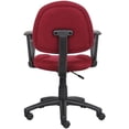 thumbnail image 5 of Scranton & Co Contemporary Fabric Mid Back Ergonomic Office Chair in Red/Black, 5 of 5