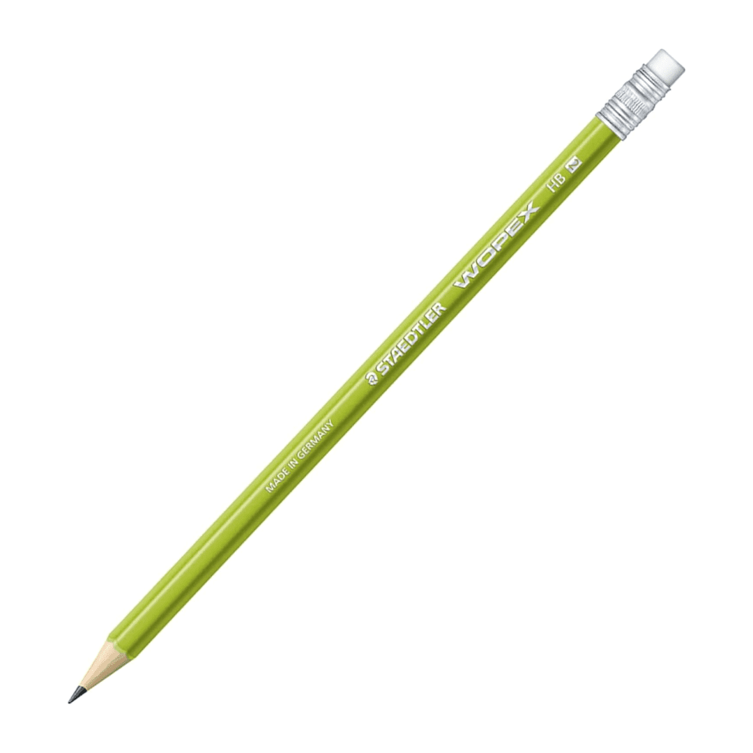 STAEDTLER WOPEX Pre-Sharpened #2 Pencils, 20 Pcs 12-Pack (12 sets of 20 pcs)- Ergonomic Triangular Shape, Break-Resistant, Non-Slip Surface, Wood-Polymer, PVC-Free Eraser Tip, 240 Count