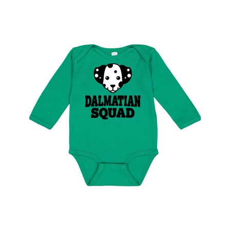 

Inktastic Dog Dalmation Squad Gift Baby Boy or Baby Girl Long Sleeve Bodysuit