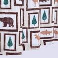 thumbnail image 3 of Set of 2 Small Window Curtains, 27.5 x 24 Inch Rod Pocket Animals Farmhouse Window Curtains for Kitchen Bathroom Living Room Washable Window Treatment, 3 of 8