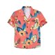 thumbnail image 3 of Camisas de verano con estampado 3D de palmeras para hombre, ropa de calle hawaiana de gran tamaño para playa, ropa de hombre a la moda, camisetas con solapa y botón, 3 of 5