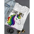 thumbnail image 3 of Time To Be A Unicorn T-Shirt Women -SPIdeals Designs, Female 5X-Large, 3 of 4