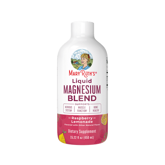 MaryRuth's Liquid Magnesium Blend, Raspberry Lemonade, Sleep Support, 15 fl oz