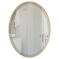 thumbnail image 6 of OVALCREST - Singapore Framed Floating Oval Mirror - Gold Paint - 12 5/8" x 16 5/8", 6 of 8