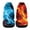 Blue Orange Fire Flame, variant on chaqlin Vintage American Flag Bald Eagle Print Car Seat Covers for Front Seats Only Universal Fit Most Truck Suv Van 4Th of July Patriotic Car Accessories for Women Men(2 Pack)