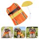 thumbnail image 1 of IDEANATEGRATE Orange Wear Resistant Puppy Costume Engineer Appearance Festival Dog Clothes for Parties, 1 of 7