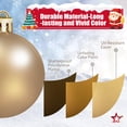 thumbnail image 2 of Adornos de bolas de Navidad TranquilBliss, 48 unidades, 6,35 cm, color champán, 2 of 7