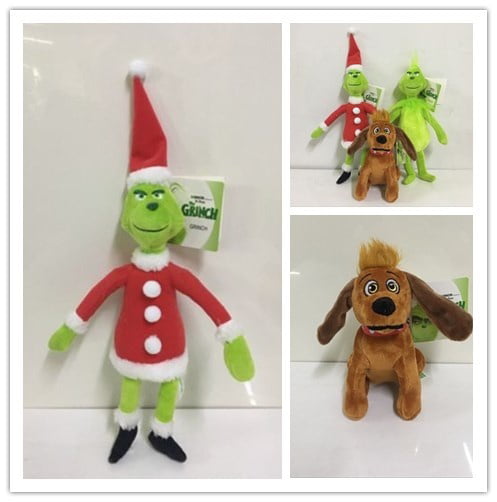 12" Grinch Doll How the Grinch Stole Christmas Stuffed Plush Grinch Xmas Gift 