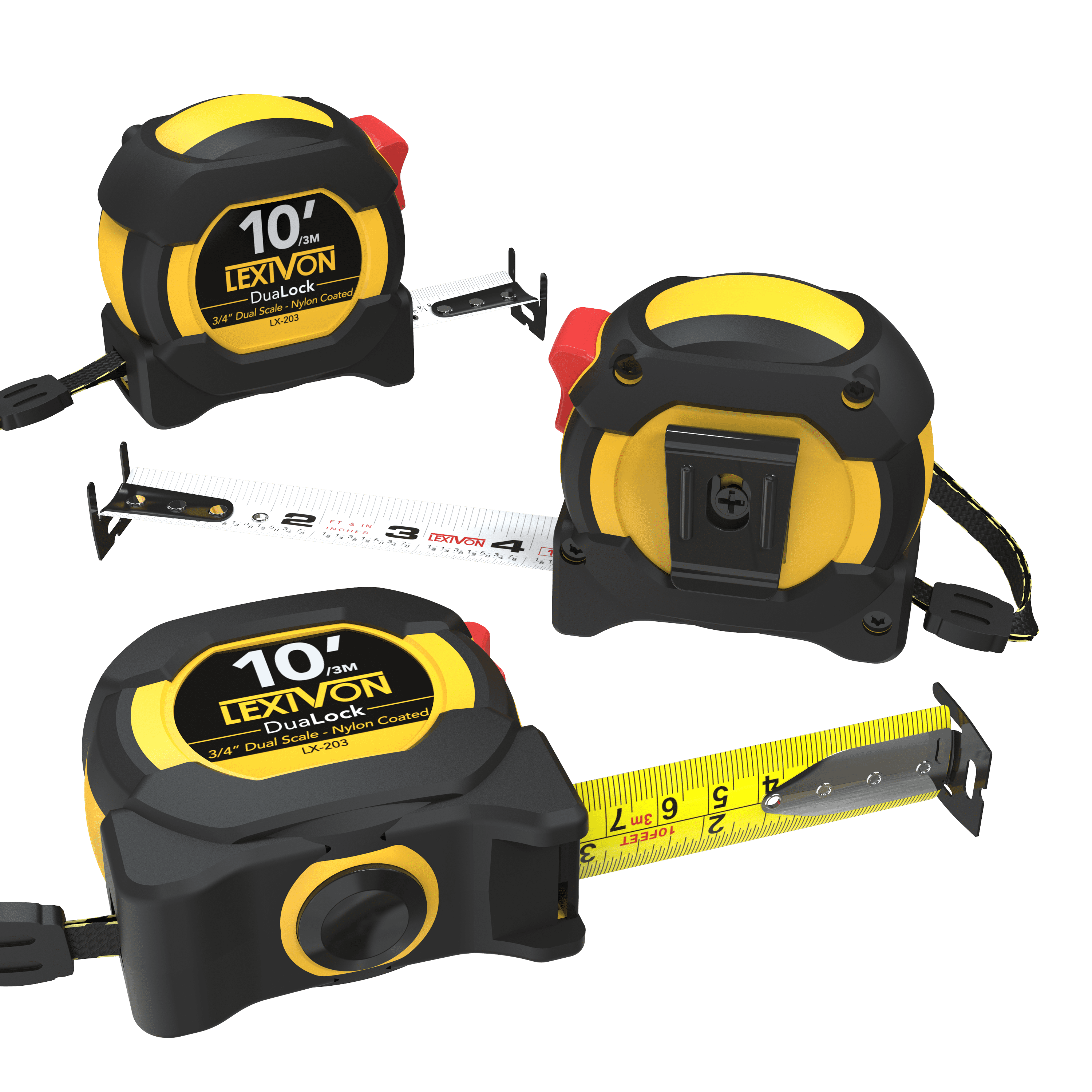 Where's My Tape Measure? 10ft Tape Measures Retractable – 3 Pack Small  Measuring Tapes – Retractable, Fractions, Easy to Read and Easy to Find