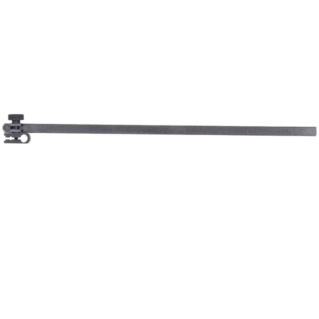 "300mm Aluminum Alloy Dial Indicator Extension Rod with 6mm/8mm Clamping Holes - Sturdy Rectangular Design for Precise Measurement Tools"